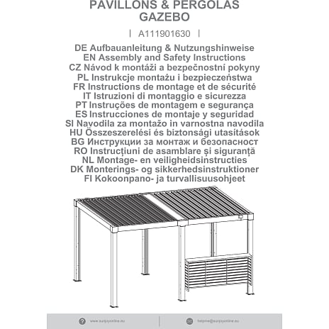 Bar multi pergola matterhorn - 2 meter