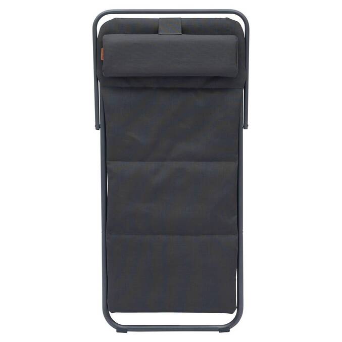 Chilienne de jardin empilable pliable MIRAEL Anthracite / Graphite