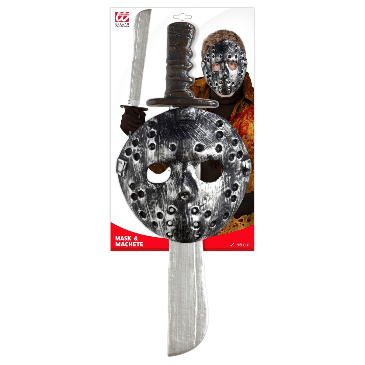 Halloween Accessoireset Masker En Machette 2 delig