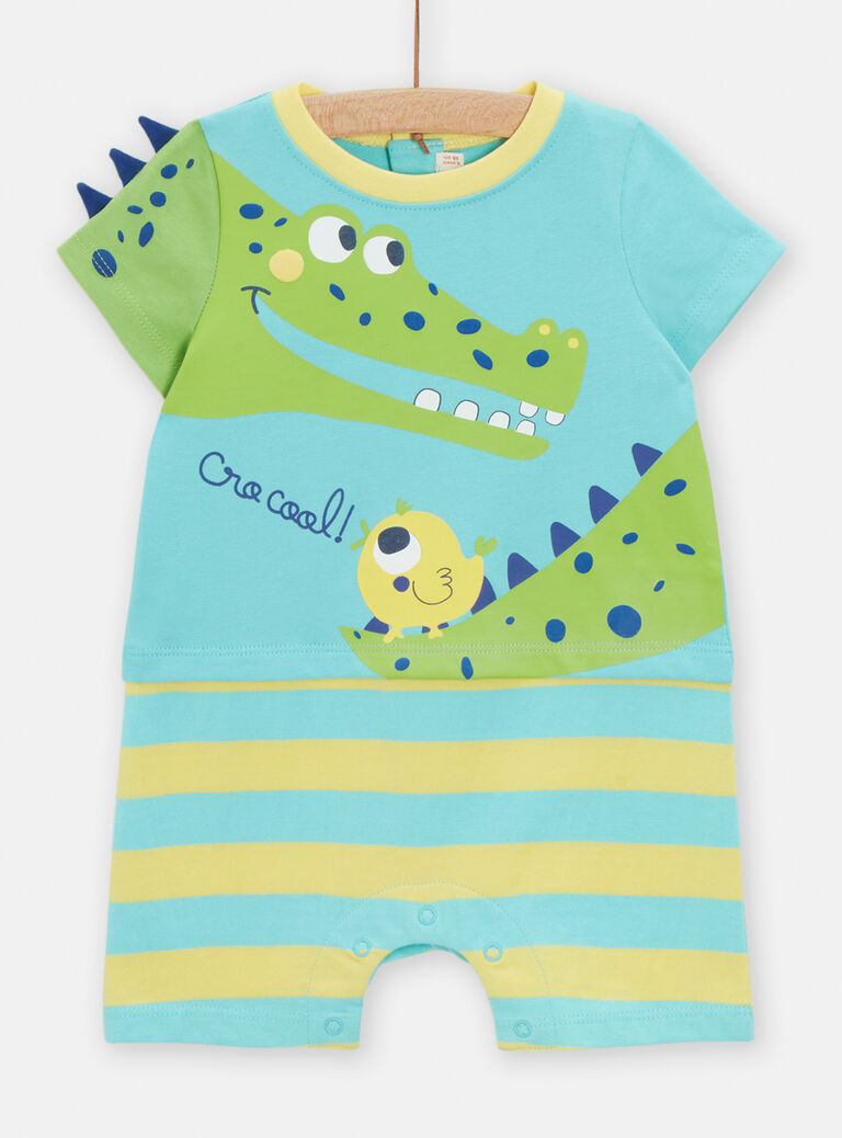 Grenouillère animation crocodile pour bébé garçon