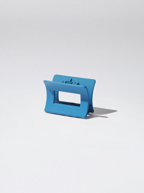 Pinza De Pelo Lisa - Azul