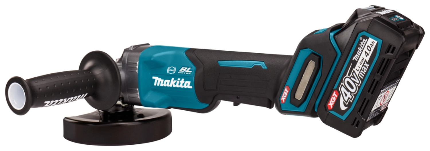 Makita GA013GM201 XGT 40V Max Li-Ion accu haakse slijper set (2x 4,0Ah) in Mbox - 125mm