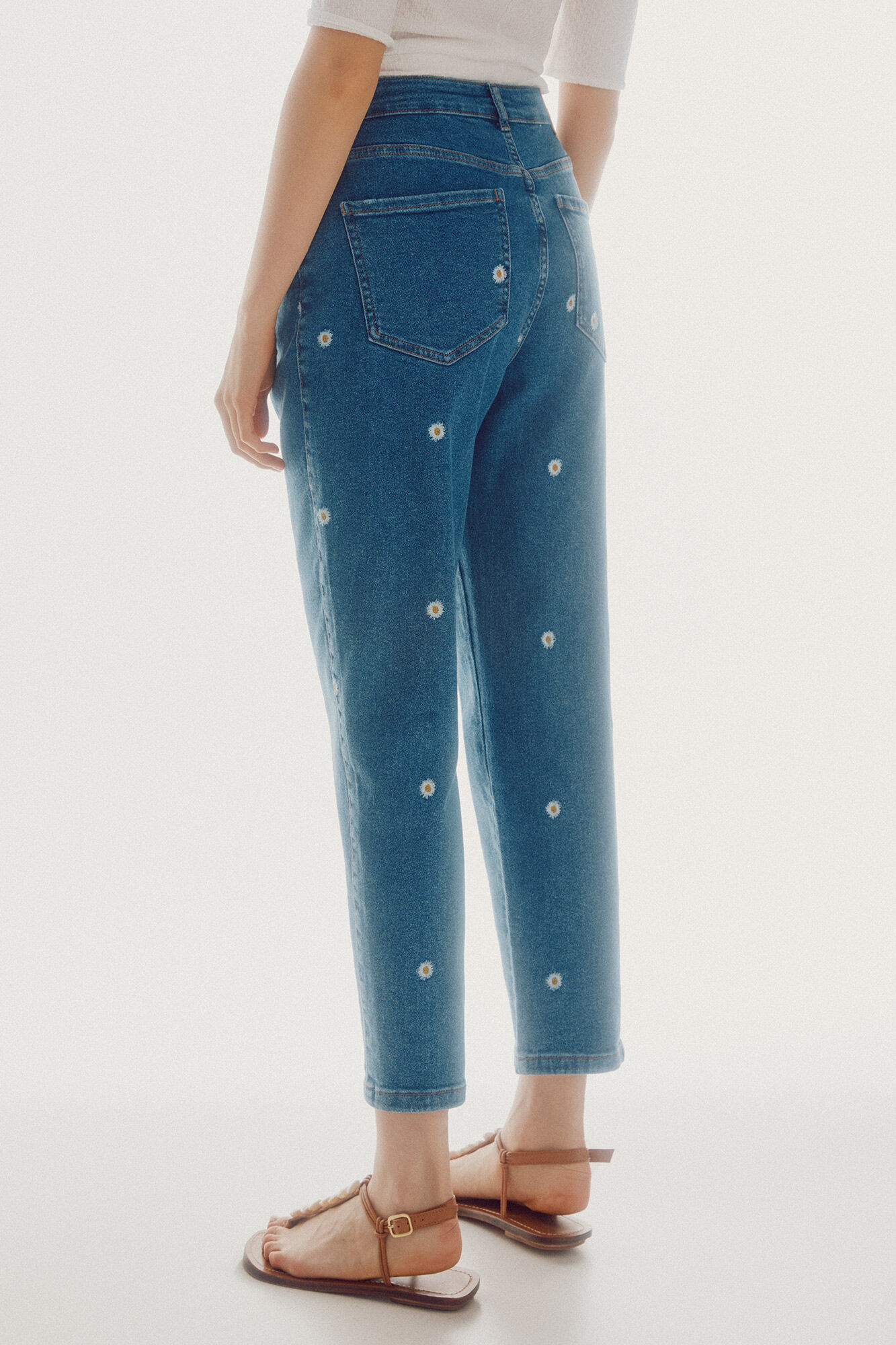 Calça jeans Comfort com 5 bolsos - Azul