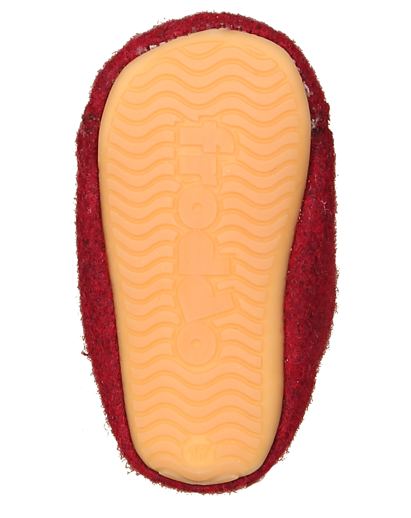 Krabbelschuhe PREWALKERS WOOLY in bordeaux