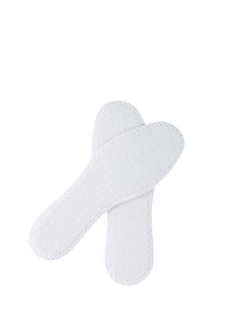 EINLEGESOHLEN COTTON BARFUSS Weiss