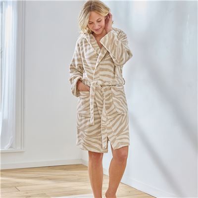 Peignoir zèbre - Éponge 380 g/m²