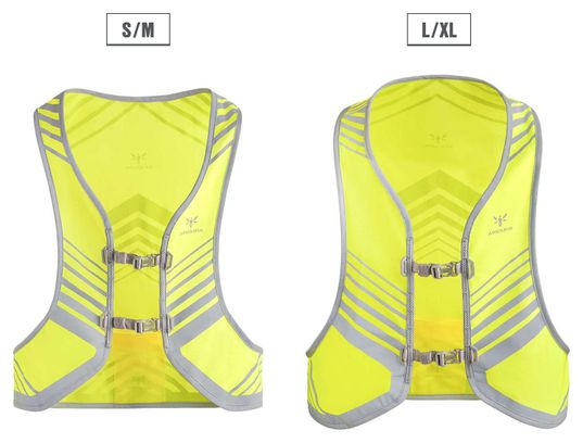 Gilet Haute Visibilité Apidura Packable Visibility Vest Jaune Fluo Réfléchissant