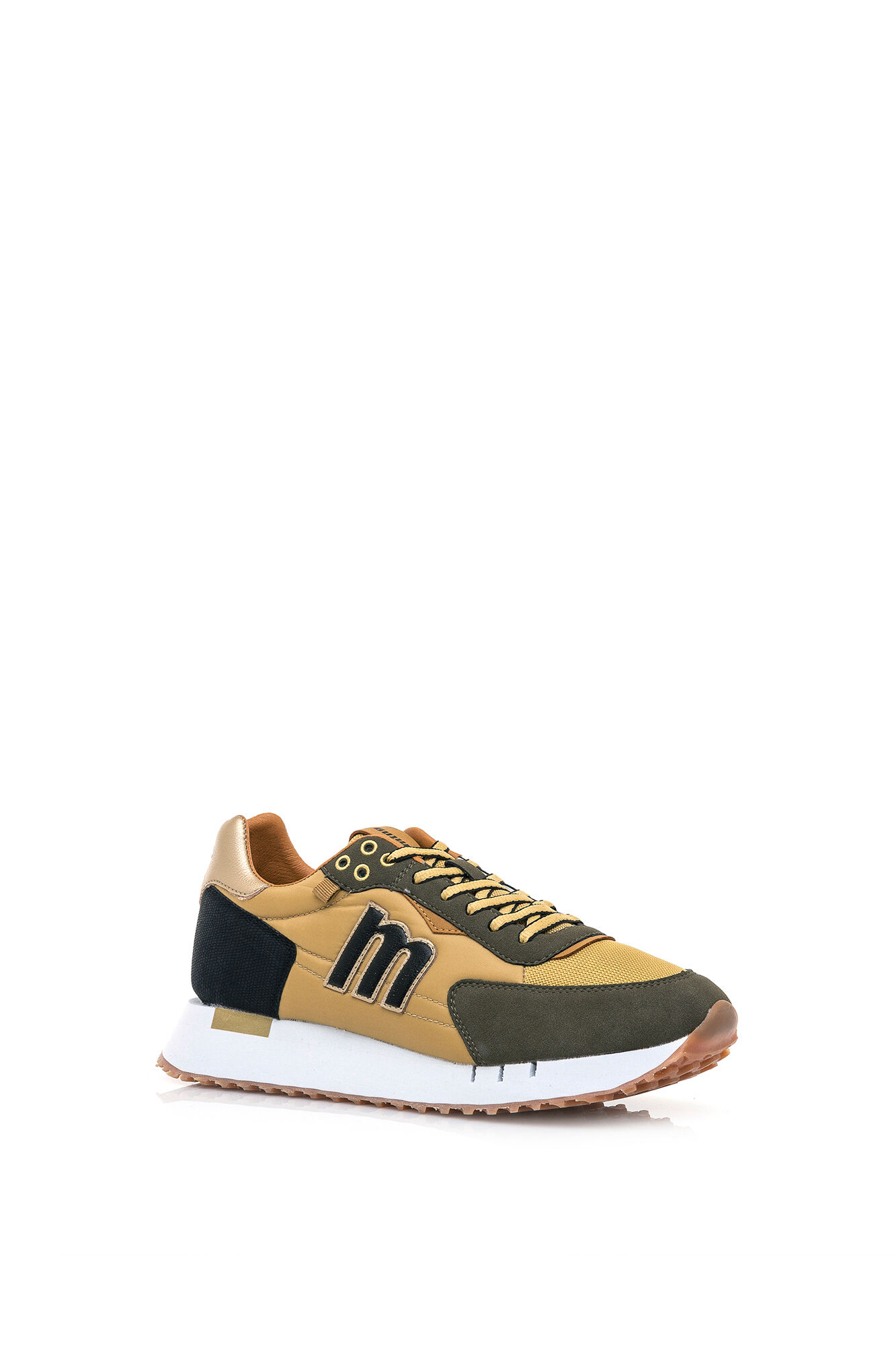 Tênis casuais dourados - Dourado