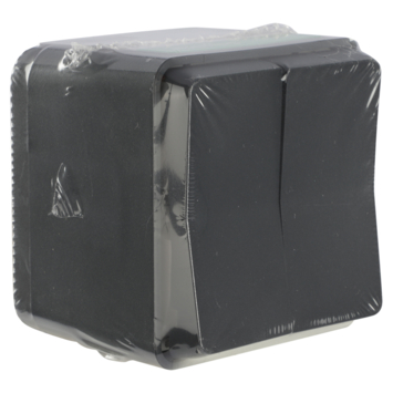 Schneider Electric Mureva Styl serieschakelaar IP55 antraciet