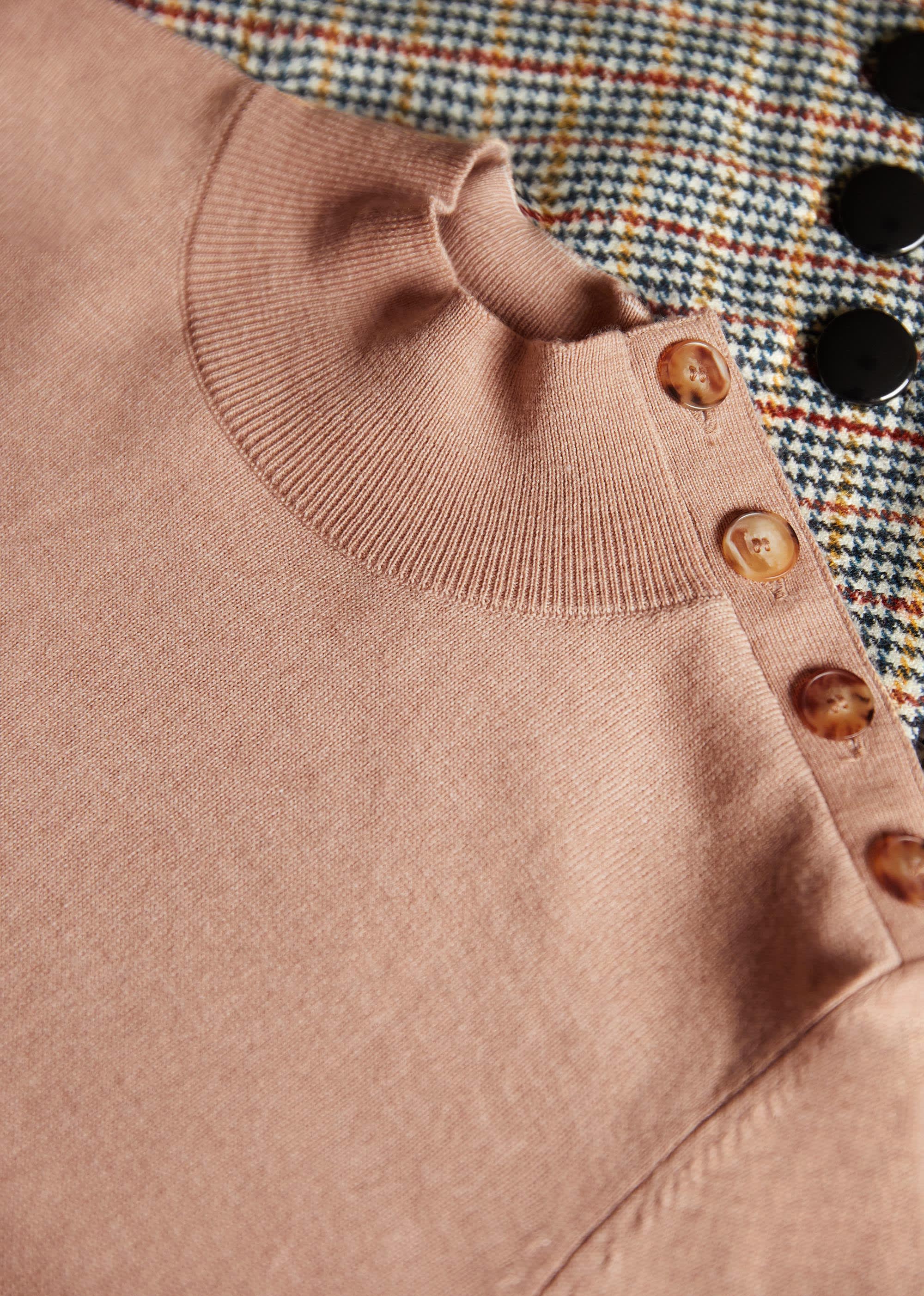 Pull Jacob - Camel - E-SHOP/MAILLE 5905466
