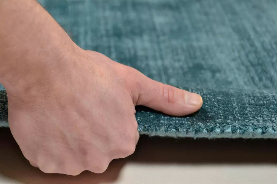 Webteppich Shine Uni 85 x 155 cm