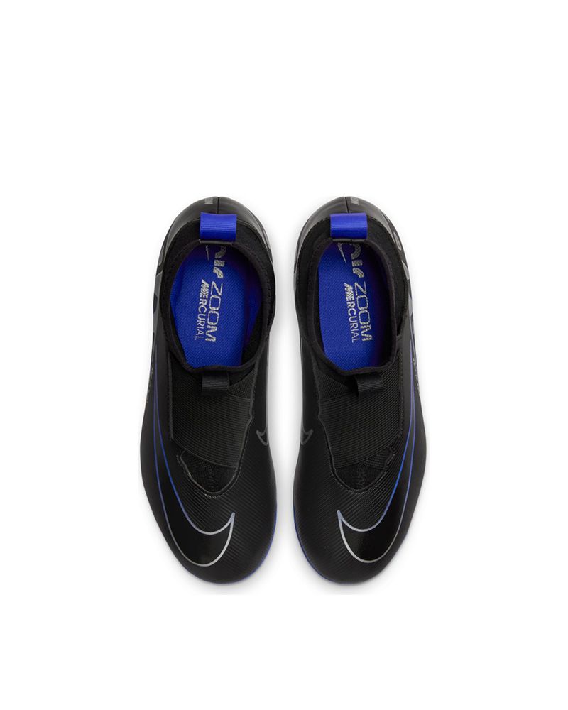 Chaussures de football Nike Mercurial Superfly 9 Academy AG Noir & Bleu pour enfant