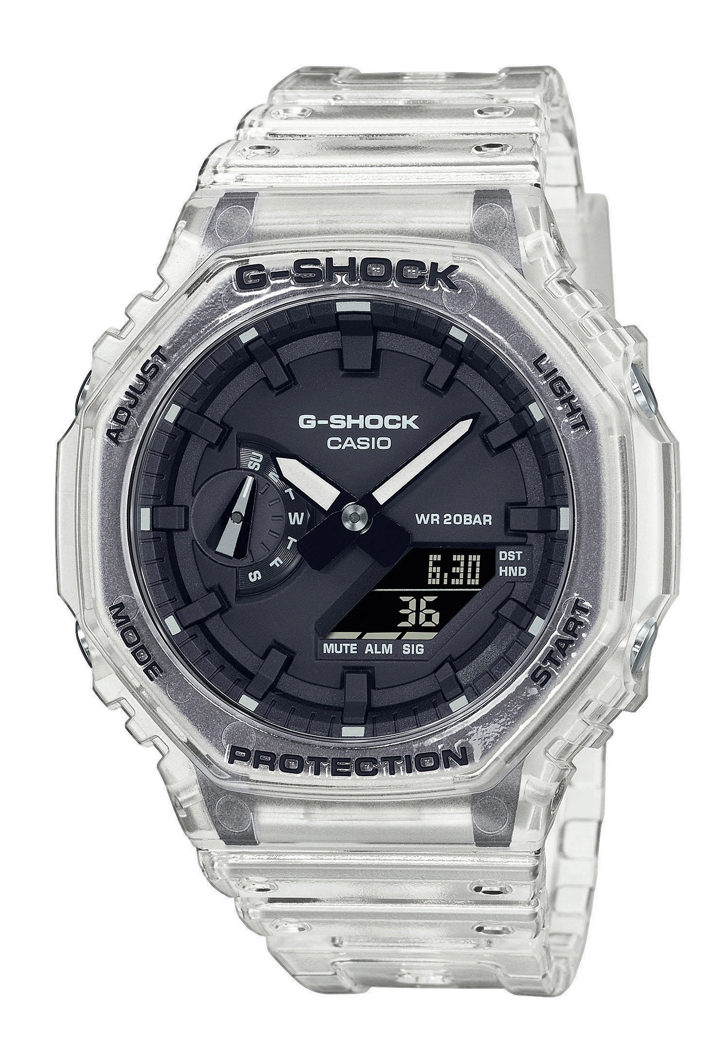 Casio G-Shock GA2100 Skeleton Outdooruhr GA-2100SKE-7AER