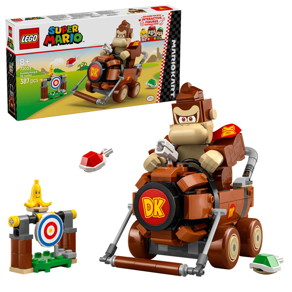 LEGO Super Mario Mario Kart: Donkey Kong en DK Jumbo 72033