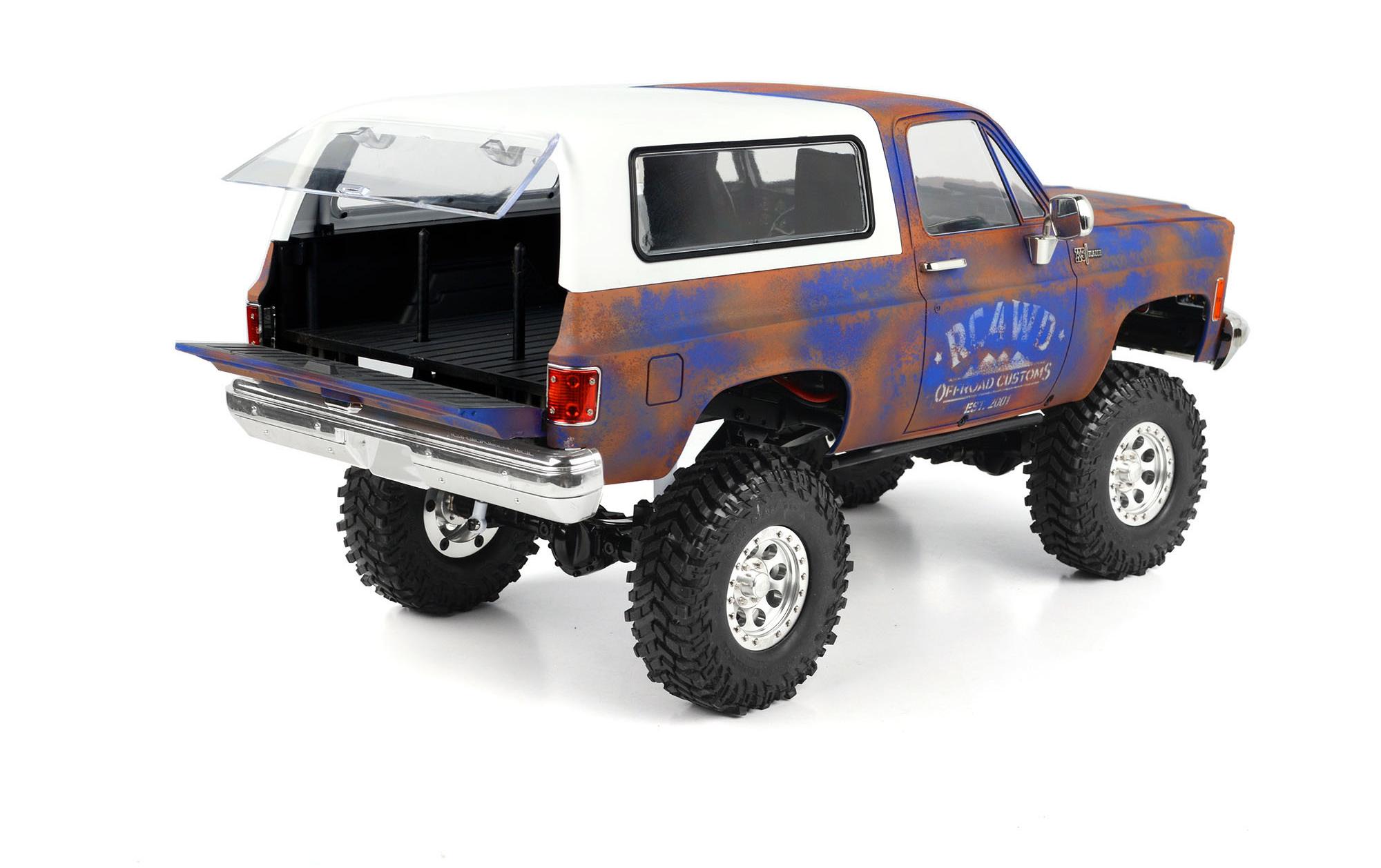 Scale Crawler TF2 Chevy Blazer Rust Bucket, RTR, 1:10<br>Trail Finder 2 Crawler mit Chevrolet K5 Blazer Karosserie in rostigem Design