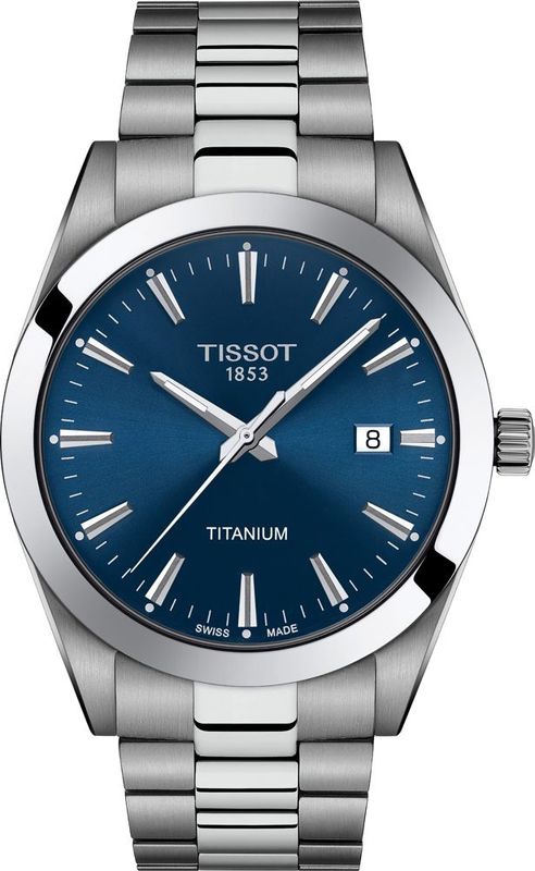 Tissot - T-Classic - Horloge - Titanium - 40 mm - Saffierglas - 10ATM