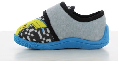 Pokémon Slippers, Grey/Blue