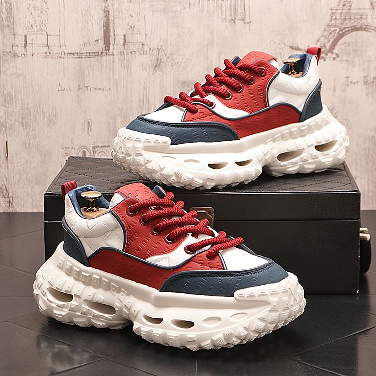 Mr Ozera - Platform Paneel Sneakers