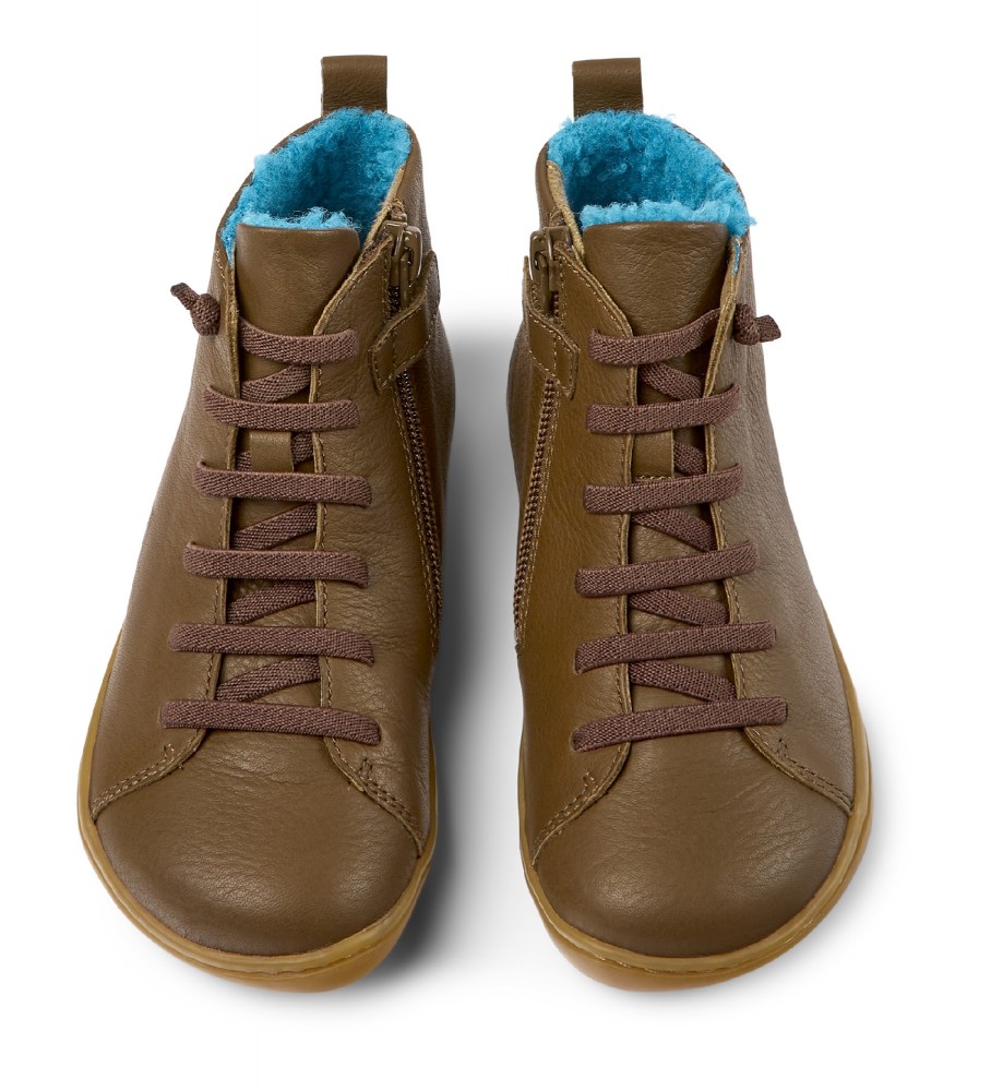 Botas de couro Camper Peu Cami marrom