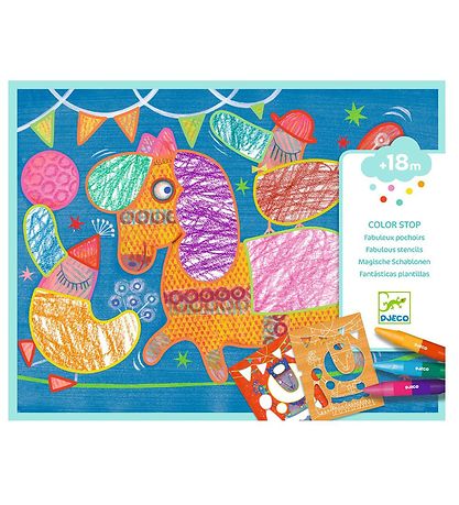 Djeco Buntstifte-Set - Seiltänzer Ente Bälle