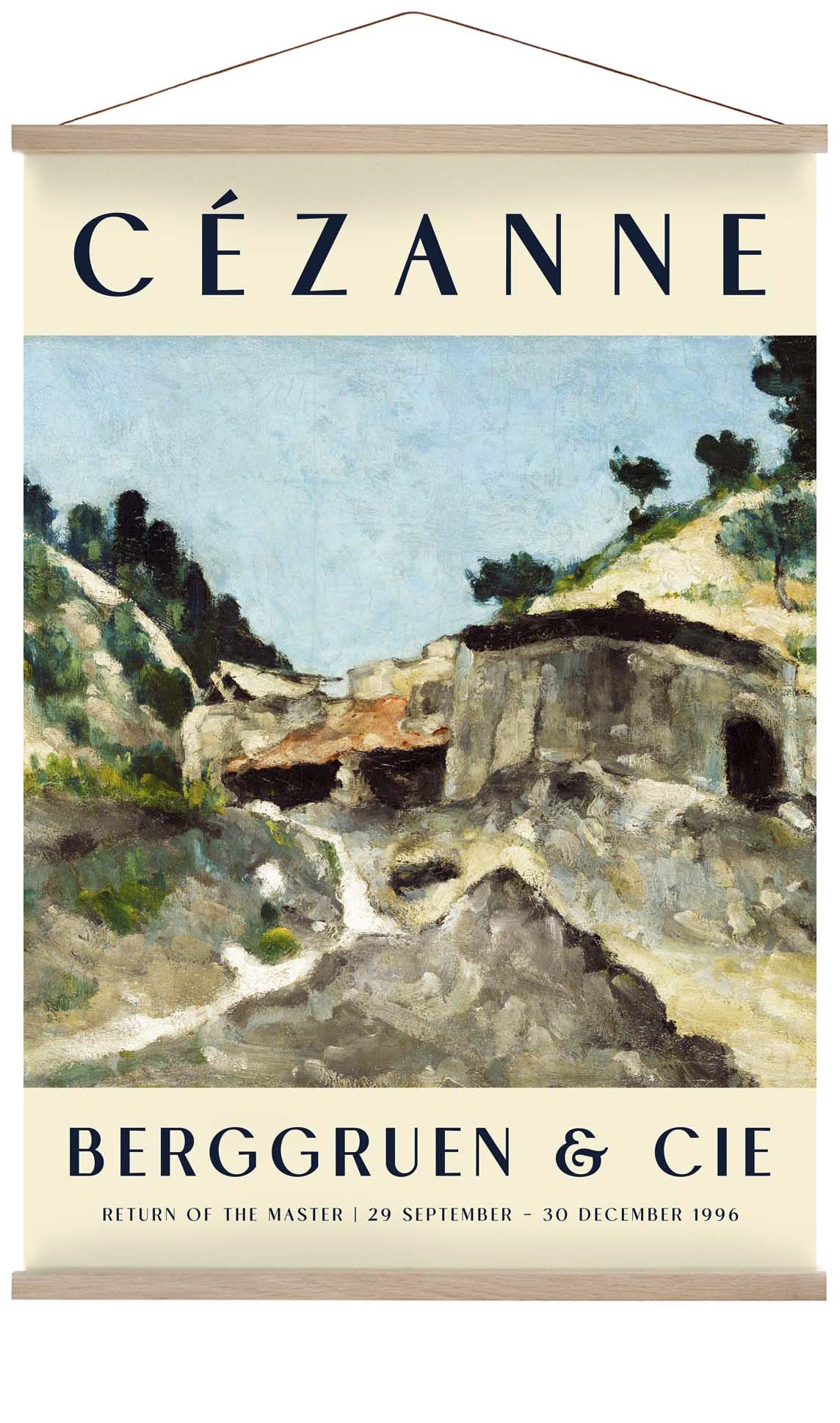 Landschaft mit Wassermühle Kunstausstellung von Paul Cézanne