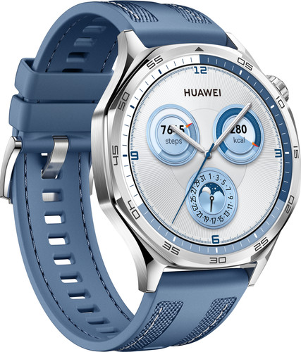 Huawei Watch GT5 Zilver/Blauw 46mm