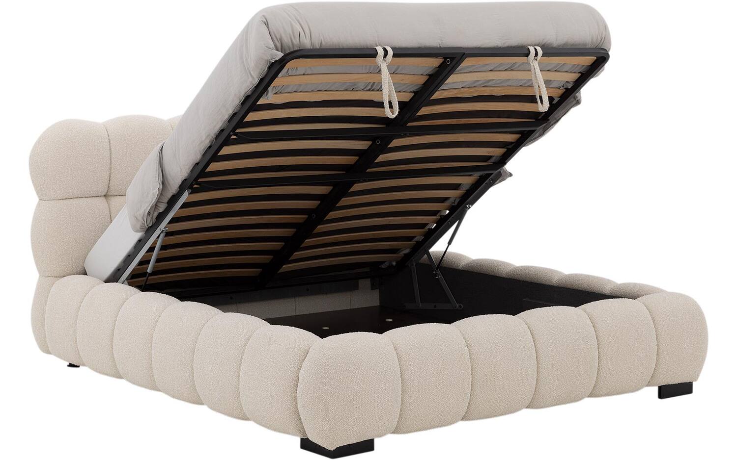 Goossens Gestoffeerd Bedframe Cloud Xl Storage - 180 x 200 - Ahenk