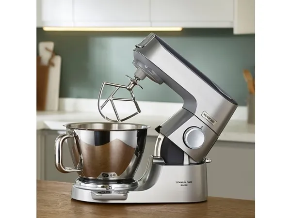 Kenwood Titanium Chef Baker KVC85.004SI - Køkkenmaskine - 1200 W - sølv