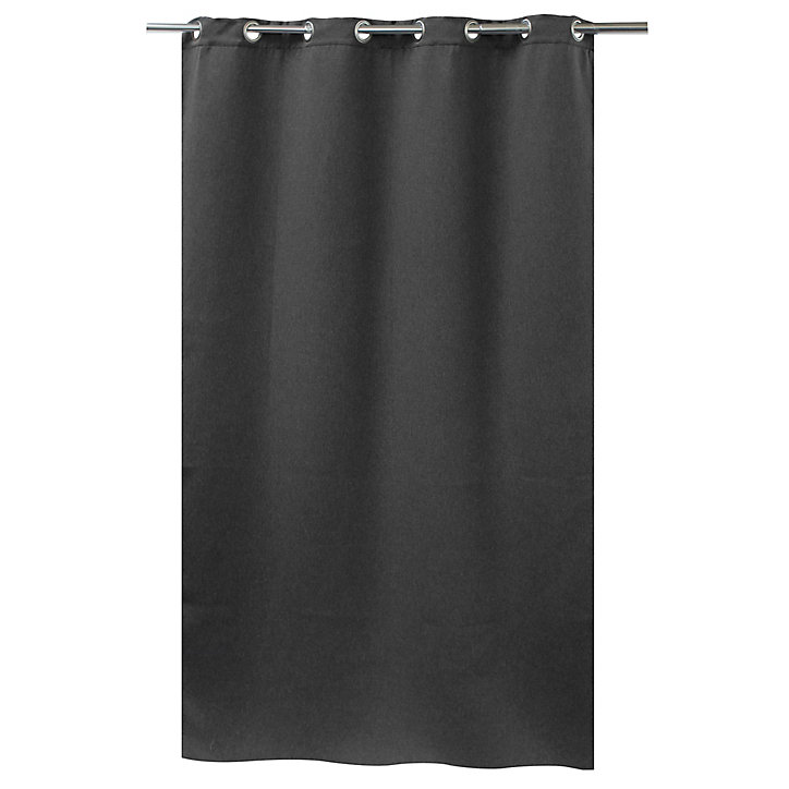 Rideau occultant phonique Louca L.240 x l.140 cm anthracite