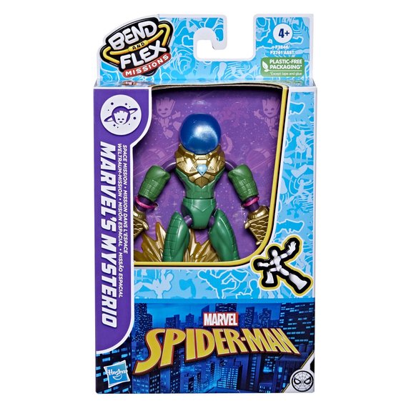 Marvel Spider-Man Bend and Flex Missions Figurines flexibles de 15 cm