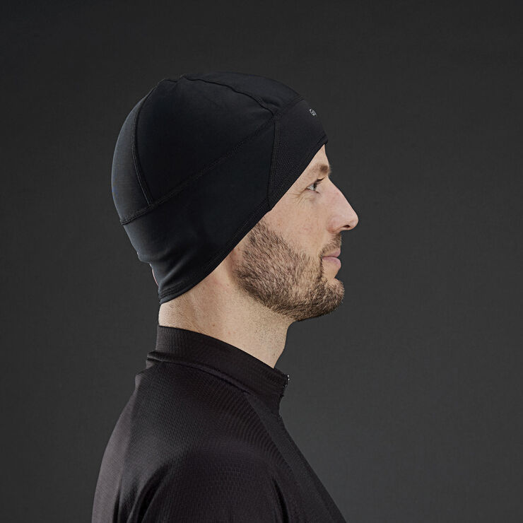 GripGrab Skull Cap Windster løbehue Sort