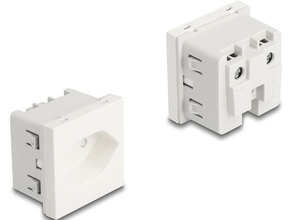 Delock UP-Steckdose Easy 45 T13 Delock Easy 45 Schutzkontakt-Steckdose T13 Schweiz 45 x 45 mm