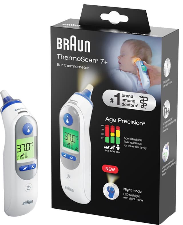 Braun ThermoScan 7+ øretermometer IRT6525NOEE