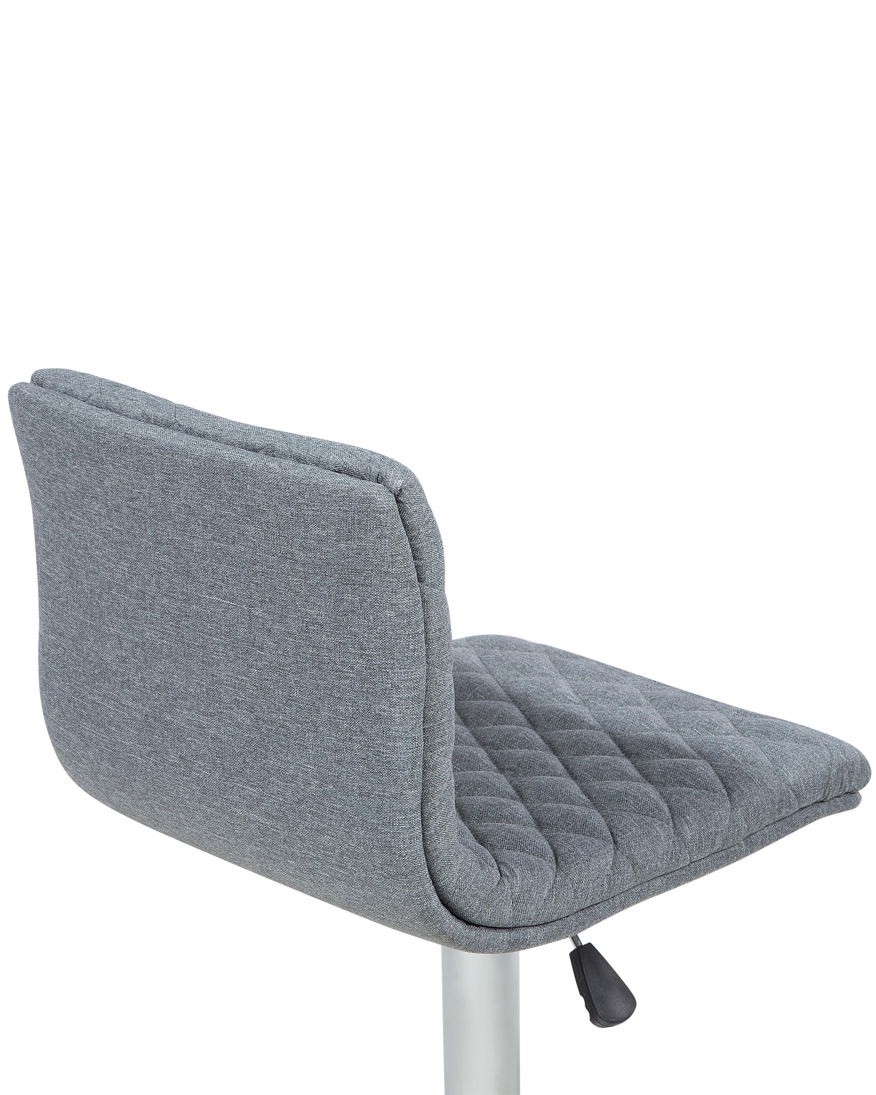 Set van 2 barstoelen ORLANDO draaibaar Grijs