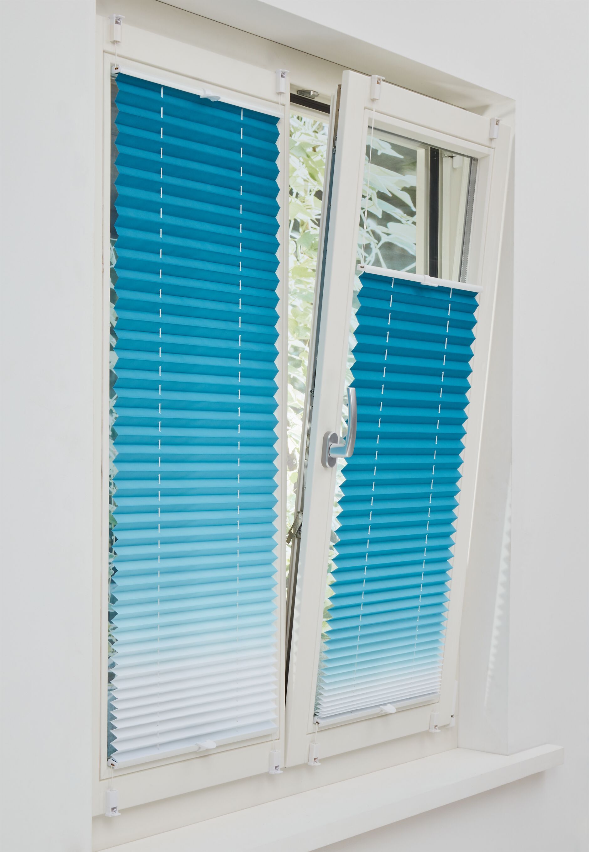 HORIZON Plissee - Hellblau / B: 80.0 cm x H: 160.0 cm