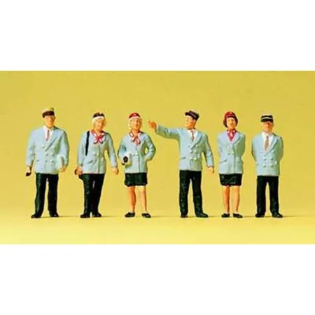 Preiser 10491 HO Belgisches Bahnpersonal