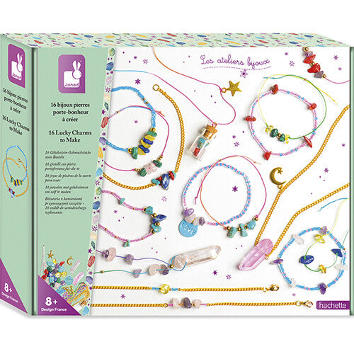 Janod sieraden maken geluksstenen