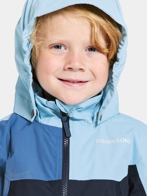 Didriksons Pilvi Skalljakke, Light Sea Blue