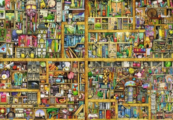 Ravensburger Puzzle 17825 - Magisches Bücherregal XXL - 18.000 Teile Puzzle für Erwachsene und Kinder ab 14 Jahren - XXL