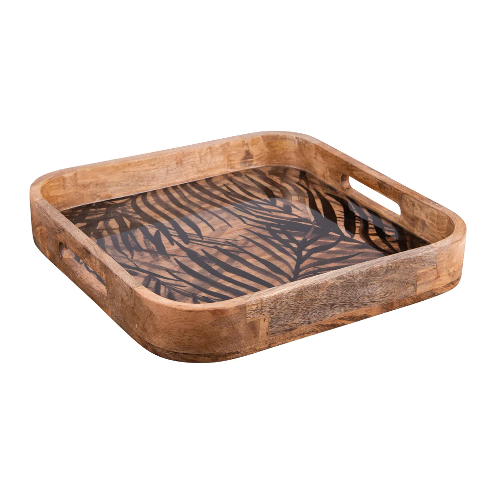 Set de 2 plateaux carrés Phoenix 35/40cm Table passion