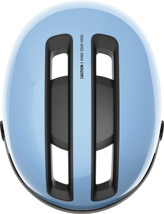 ABUS HUD-Y ACE cykelhjelm LED Iced Blue