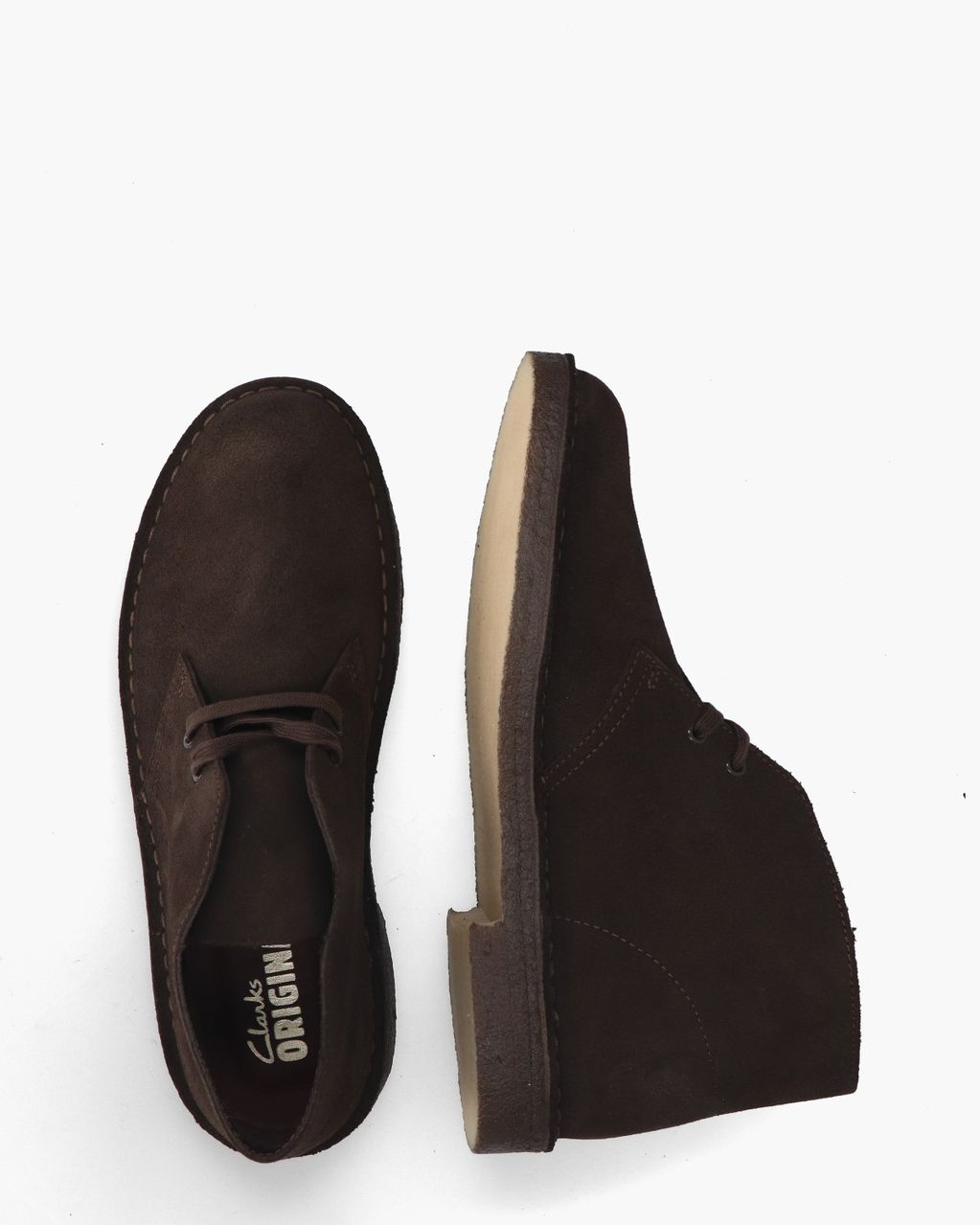 Clarks Originals Desert Boot Donkerbruin Heren Veterboots