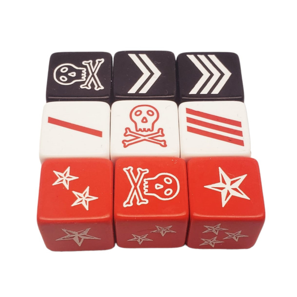 Set de 9 dés spéciaux