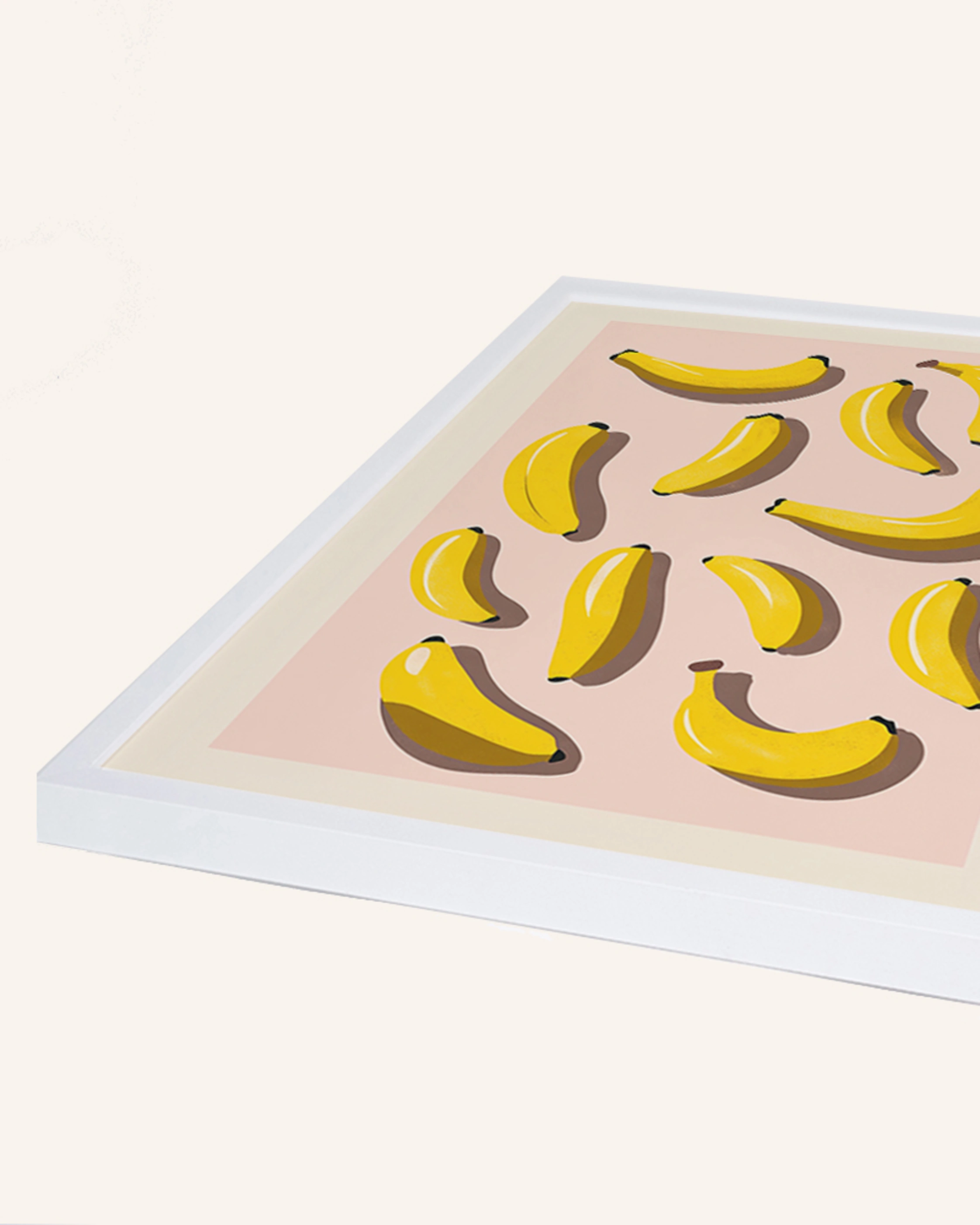 Liv Corday Wandbild BANANEN mit Rahmen
