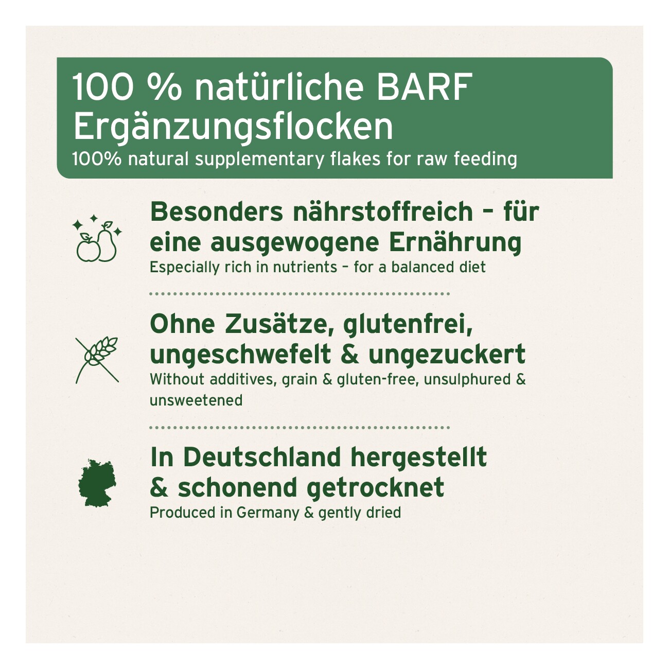 AniForte BARF-Line Reisflocken 1kg