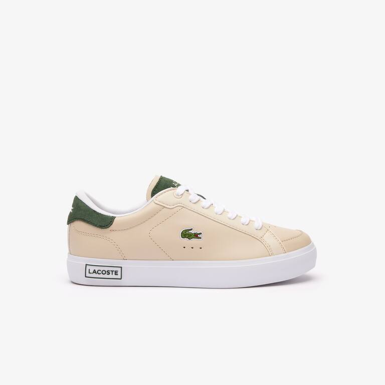 Sneakers Powercourt femme en cuir Sneakers - Blanc - Lacoste - Femme
