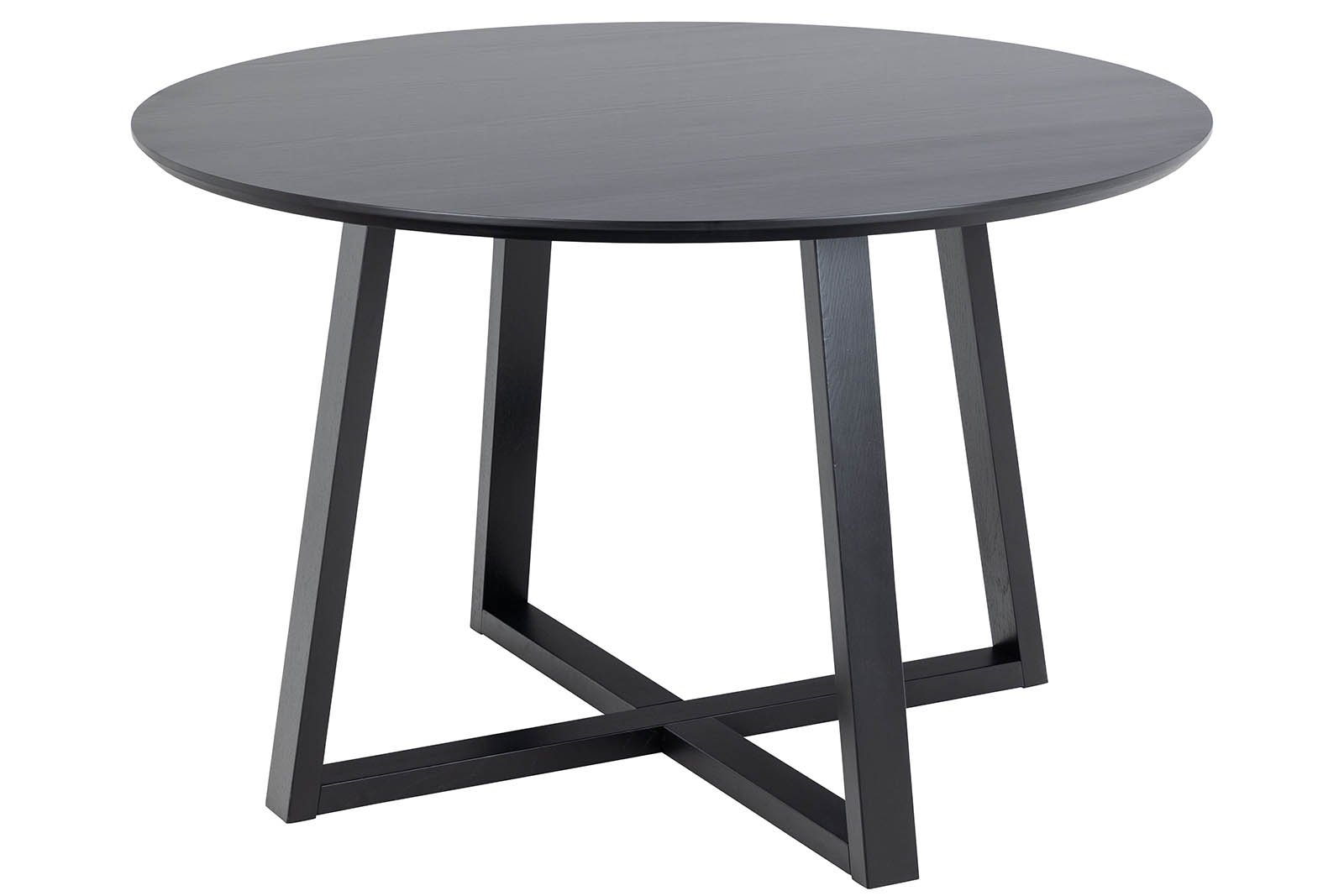 Malika spisebord Sortbeiset eik. Ø120 cm