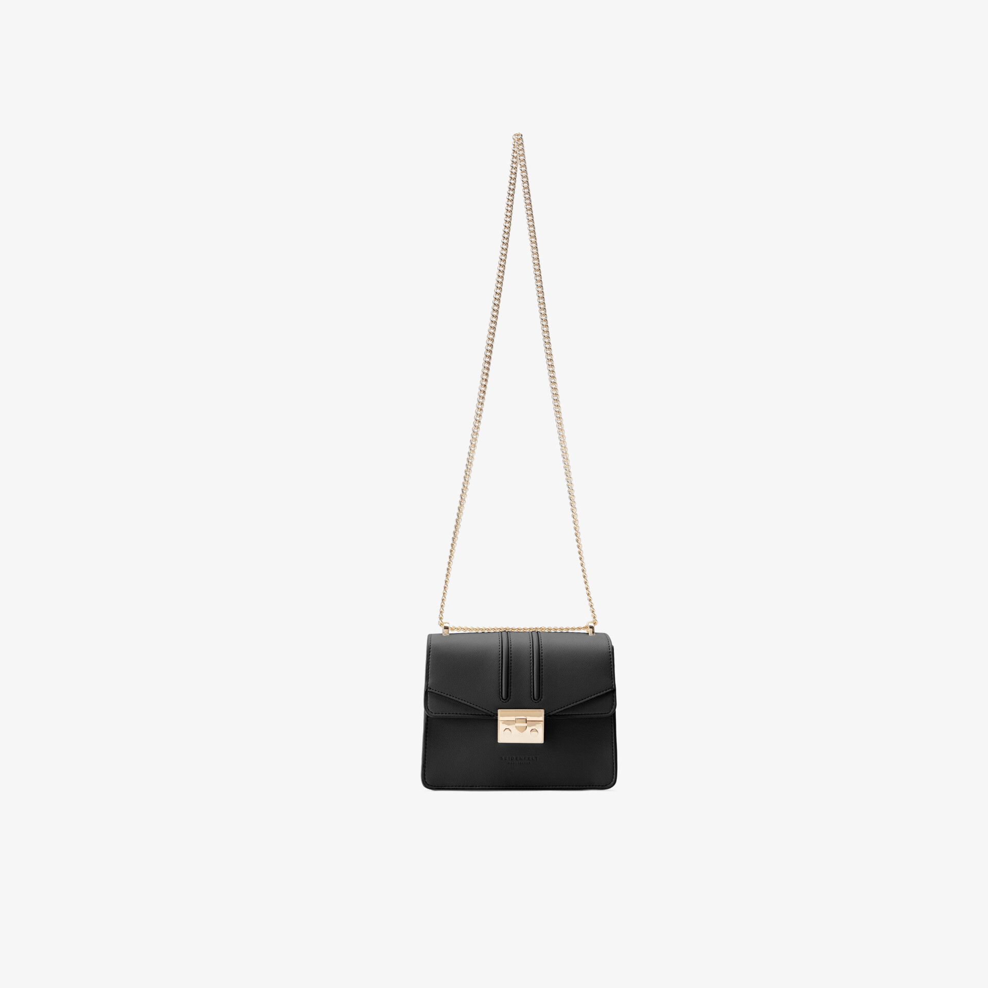 SEIDENFELT Roros Damen Abendtasche schwarz