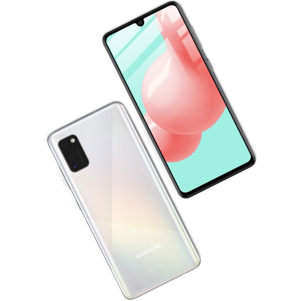 Samsung Galaxy A41 Full-Screen Vollbild Glas Display mit Rahmen - Schwarz