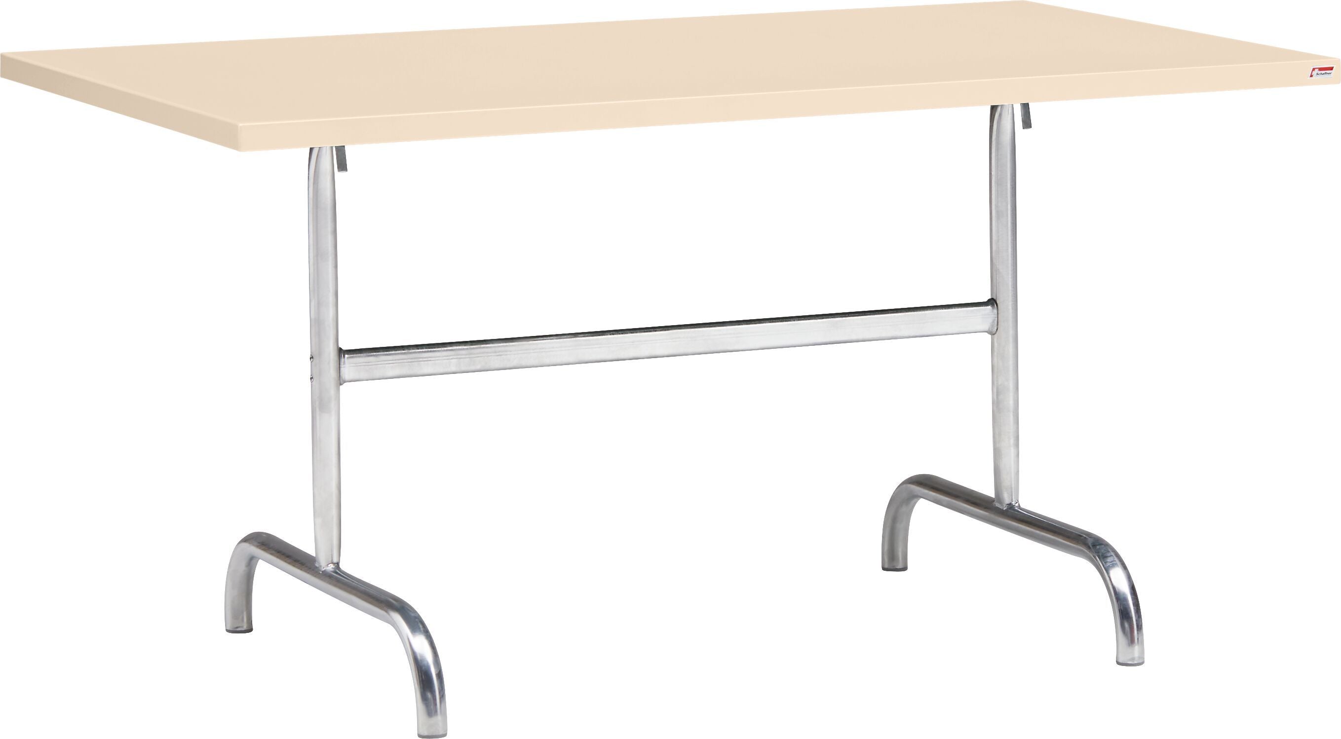 Schaffner SÄNTIS Klapptisch - Sand / B: 140.0 cm x T: 80.0 cm x H: 72.0 cm